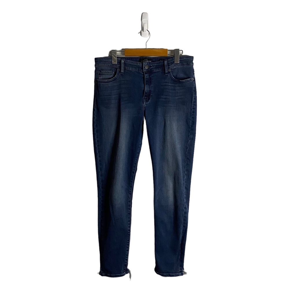 Lucky Brand Women's Ava Super Skinny Distressed Hem Jeans